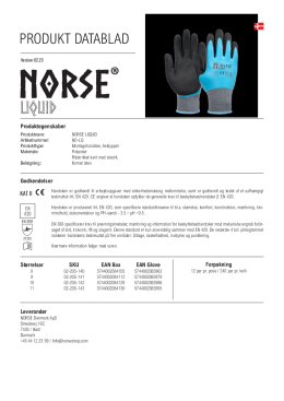 

Produktdatablad NORSE Liquid 03.23

