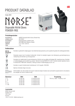 

Produktdatablad NORSE Disposable BLACK 06.23

