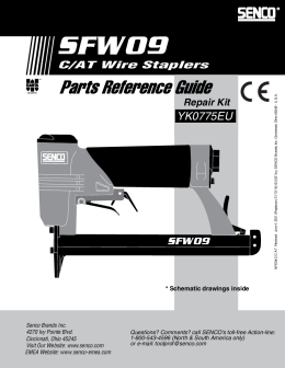 

Senco light wire stapler SFW09 AT, C F 4 6 2021

