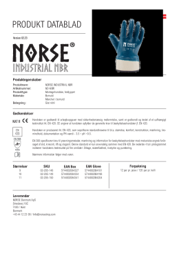 

Produktdatablad NORSE Industrial NBR 03.23

