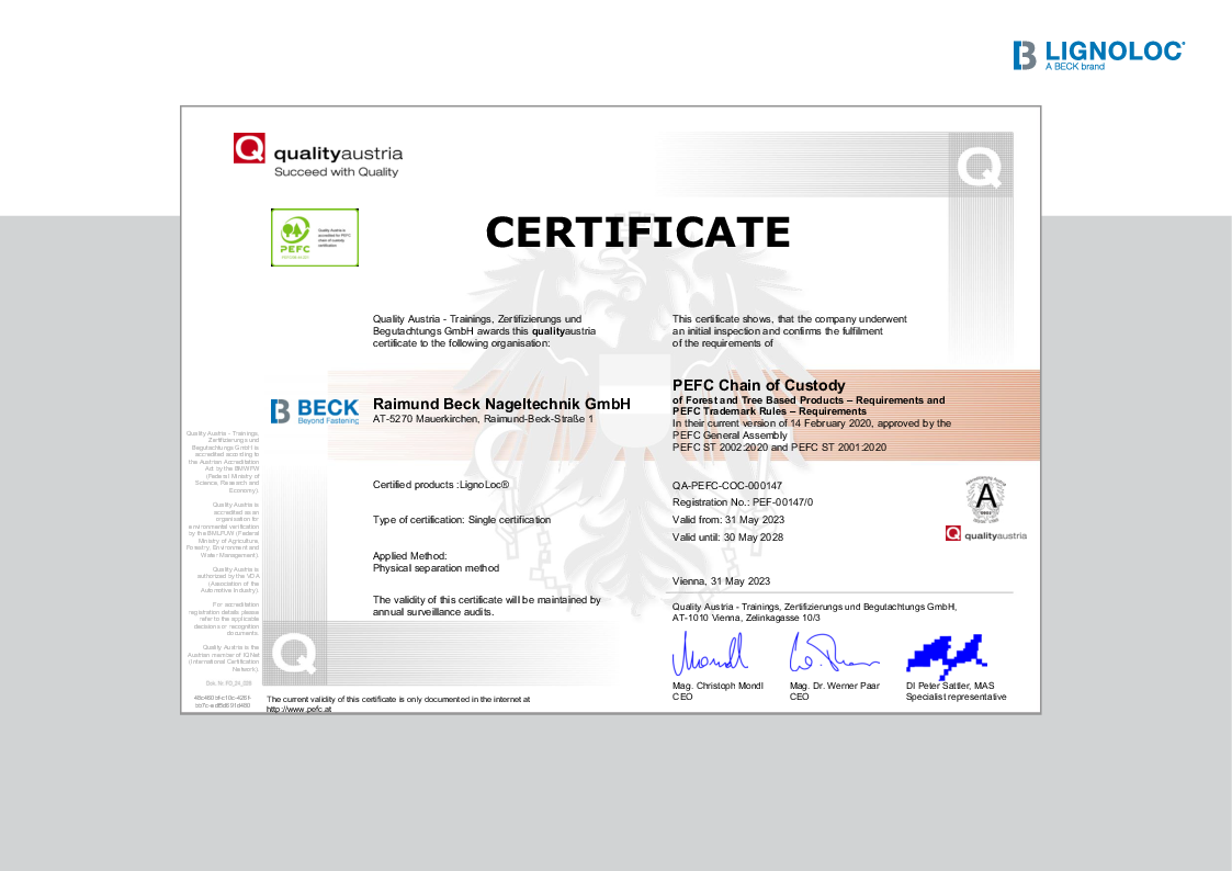 

LignoLoc certifikat

