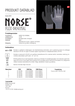 

Produktdatablad NORSE Flex Original

