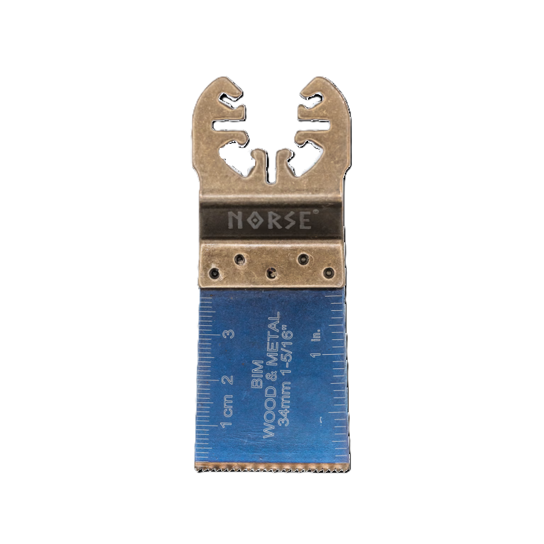 NORSE Multi | 34mm Multicutter Klinge til træ & metal | QUICKLOCK