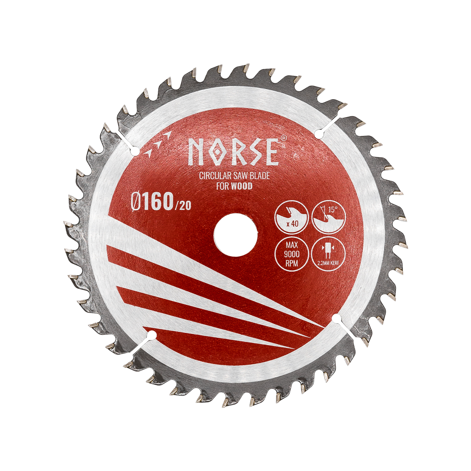 NORSE Carpenter Rundsavsklinge 160mm | Z40