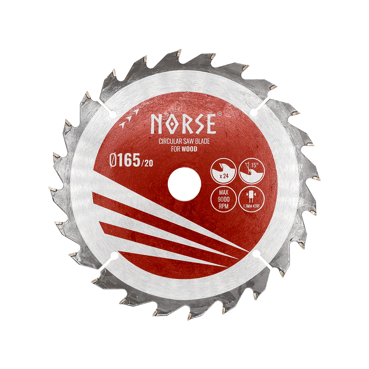 NORSE Carpenter Rundsavsklinge 165mm | Z24