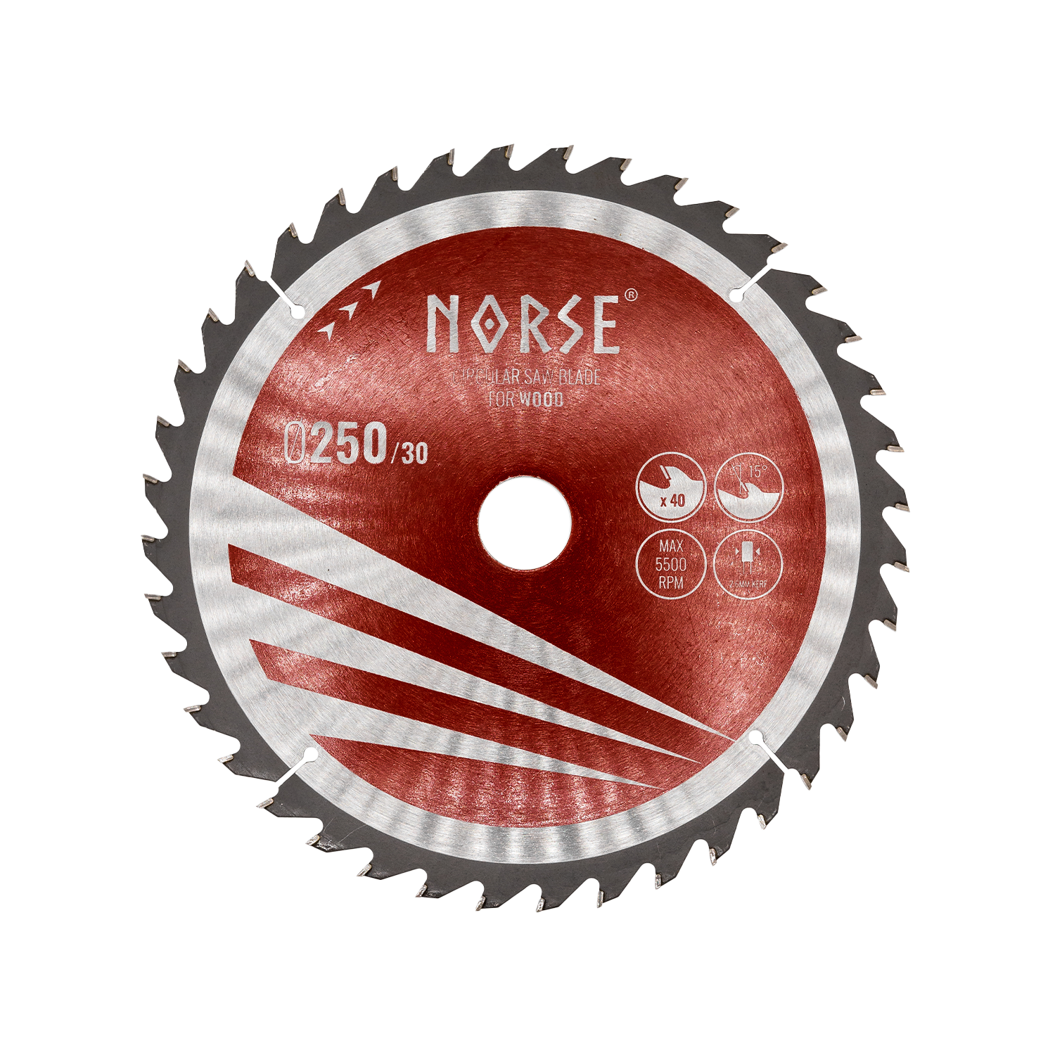 NORSE Carpenter Rundsavsklinge 250mm | Z40