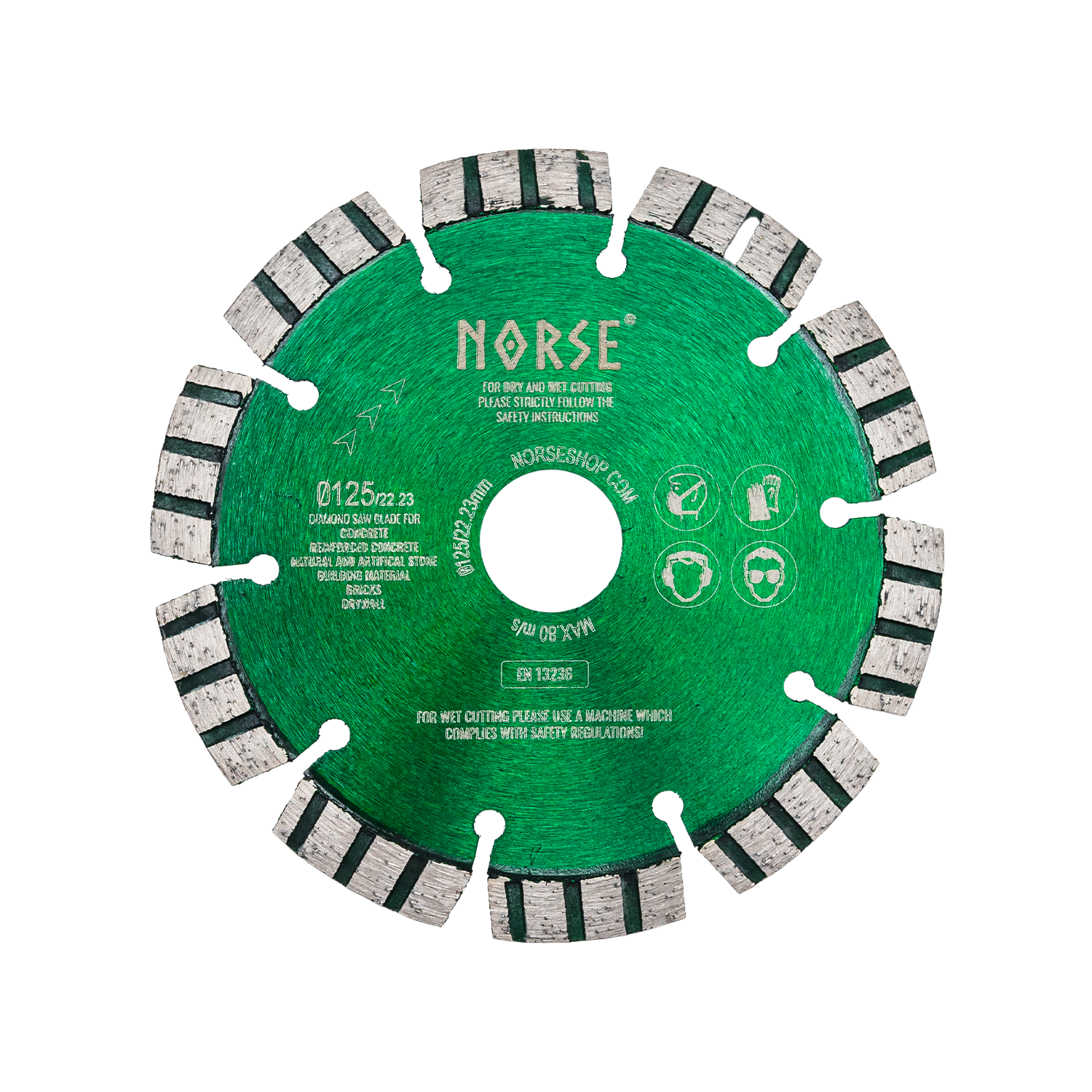 NORSE Concreteworker 125mm | Diamantklinge til beton