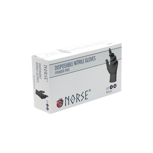 Norse Nitrill Sort - Str. 10