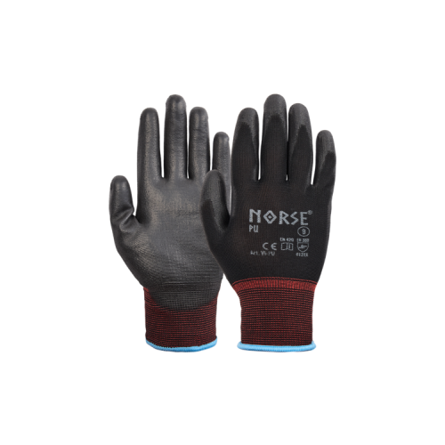 NORSE Black PU - Montagehandsker