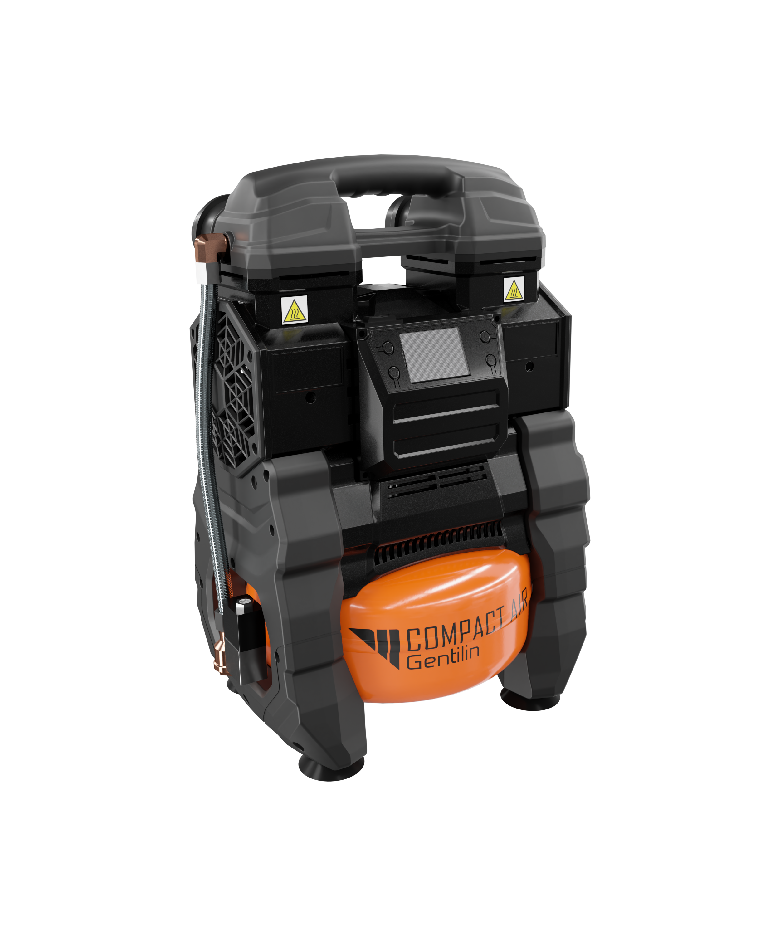 Polaris DC100 Silent, 9 bar Batterikompressor 5 l. tank,  69 db(A)