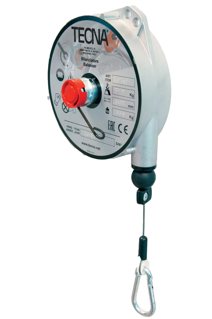 Tecna Balanceophæng 0,5-2,0 kg m/stop - Wirelængde 2500 mm