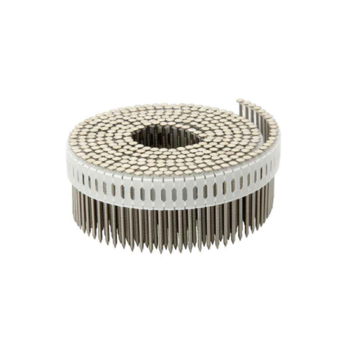 2,5x65mm tromlesøm ring A4 syrefast 0° flad plast, 1350 stk