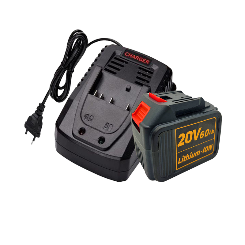 Batteri og lader sæt til Polaris DC100 Silent, 20V/6 Ah