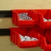 VÆGSKINNE (PLAST) TIL MONTERING AF ECOBOX / ERGOBOX